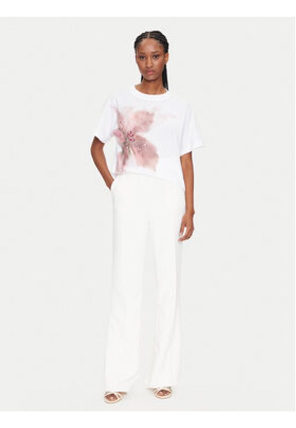 Marciano Guess T-Shirt Ss tshirt kim Biały Regular Fit. Kolor: biały. Materiał: syntetyk, bawełna