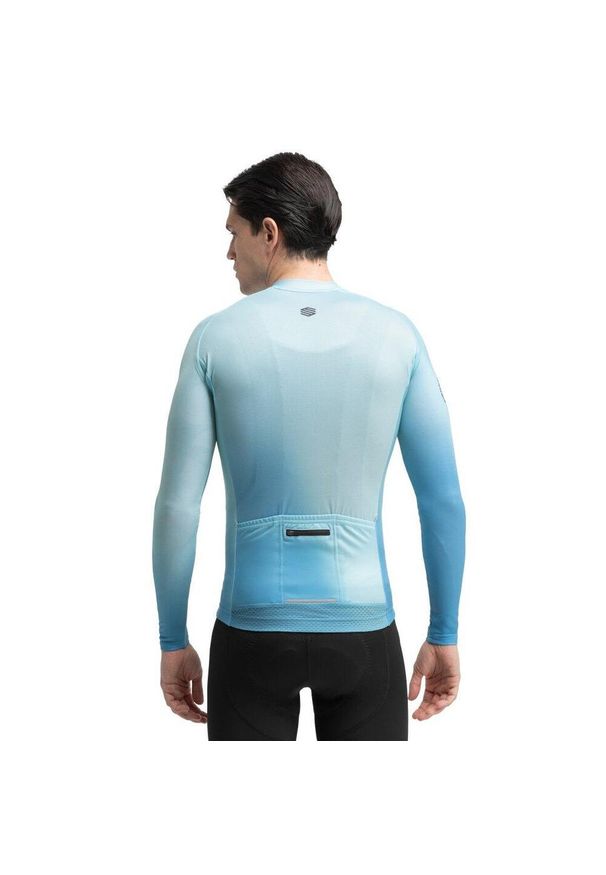 SIROKO - Męska koszulka rowerowa z krótkim rękawem Kolarstwo Siroko M2 Corsa. Kolor: niebieski. Długość rękawa: krótki rękaw. Długość: krótkie. Sport: kolarstwo