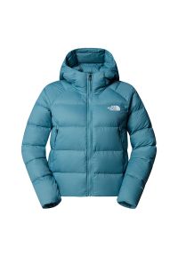 Kurtka The North Face Hyalite 0A3Y4R1OM1 - niebieska. Okazja: na spacer. Kolor: niebieski. Materiał: materiał, nylon, puch. Sezon: zima. Sport: turystyka piesza #1