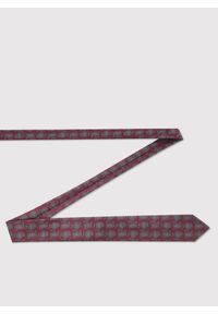 Pako Lorente - PAKO LORENTE – Bordowy krawat męski. Kolor: czerwony. Materiał: poliester #2