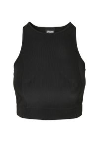 Damski crop top Urban Classics. Kolor: czarny. Długość: krótkie. Styl: sportowy #1