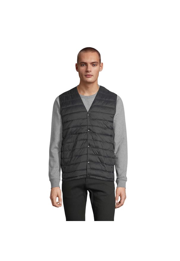 SOL'S - Kurtka puchowa bez rękawów Sol's Arthur. Kolor: czarny. Materiał: puch. Długość rękawa: bez rękawów