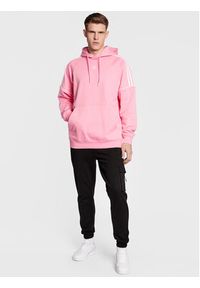 Adidas - adidas Bluza Rekive HK7312 Różowy Regular Fit. Kolor: różowy. Materiał: bawełna #6