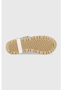 Liu Jo sneakersy WONDER kolor złoty BA3021EX13504178. Nosek buta: okrągły. Zapięcie: sznurówki. Kolor: złoty. Materiał: guma. Obcas: na platformie #2