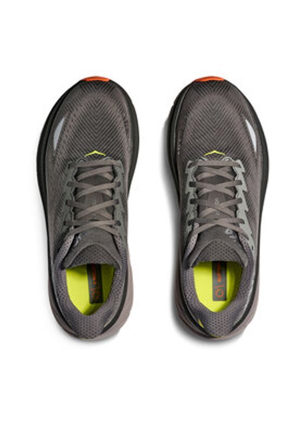 HOKA - Hoka Buty do biegania Clifton 9 GTX 1141470F Szary. Kolor: szary. Materiał: materiał