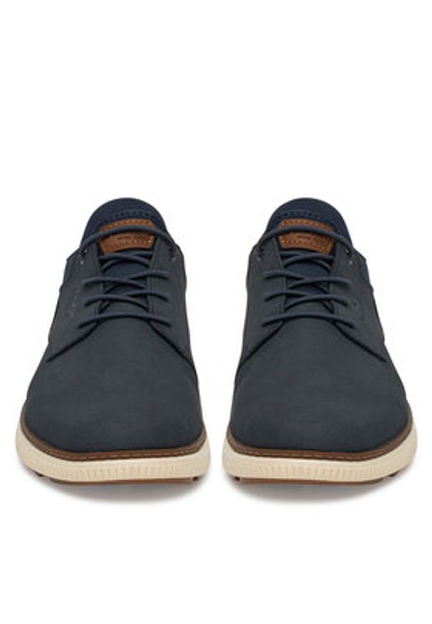 Rieker Sneakersy B3357-14 Granatowy. Kolor: niebieski. Materiał: nubuk, skóra