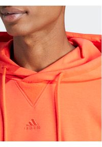 Adidas - adidas Bluza ALL SZN IX3960 Pomarańczowy Loose Fit. Kolor: pomarańczowy. Materiał: bawełna #7