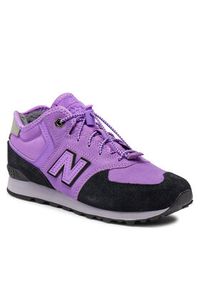 New Balance Sneakersy PV574HXG Fioletowy. Kolor: fioletowy. Materiał: zamsz, skóra. Model: New Balance 574 #4
