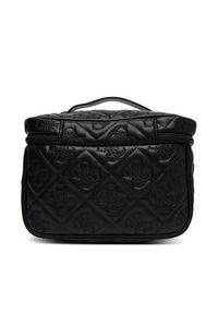 Guess Kosmetyczka TWQL96 58039 Czarny. Kolor: czarny. Materiał: skóra
