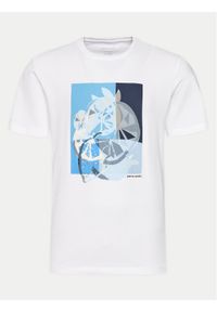 Pierre Cardin T-Shirt C5 21070.2103 Biały Modern Fit. Kolor: biały. Materiał: bawełna #1