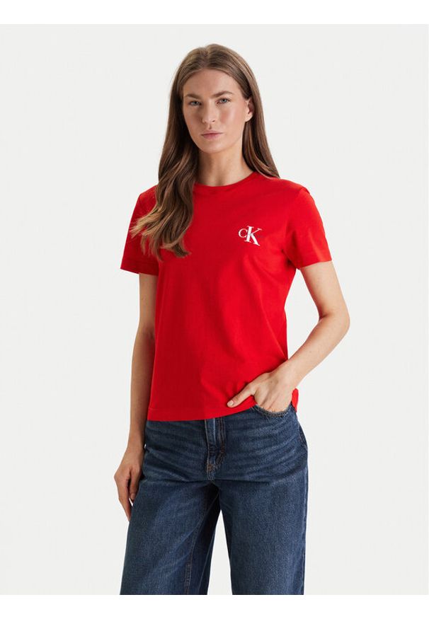 Calvin Klein Jeans Komplet t-shirtów LV047C905G Kolorowy Regular Fit. Materiał: bawełna. Wzór: kolorowy