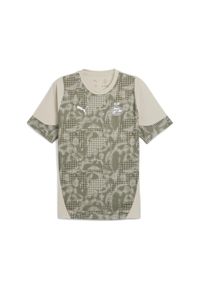 Puma - Męska koszulka treningowa PSV Eindhoven PUMA Desert Dust Loden Green Beige. Kolor: zielony, wielokolorowy, beżowy. Sport: piłka nożna