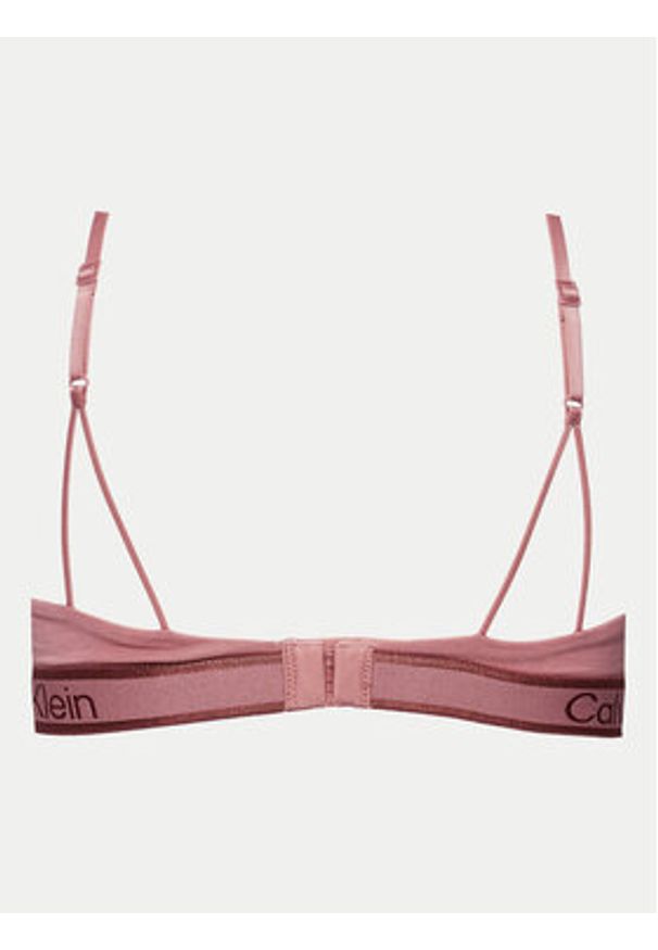 Calvin Klein Underwear Biustonosz z fiszbiną 000QF7948E Różowy. Kolor: różowy. Materiał: bawełna