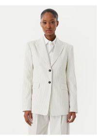 Hugo - HUGO Marynarka Asmalla 50561472 Biały Regular Fit. Kolor: biały. Materiał: syntetyk #1