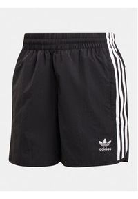 Adidas - adidas Szorty sportowe adicolor Classics HS2069 Czarny Regular Fit. Kolor: czarny. Materiał: syntetyk. Styl: sportowy #5