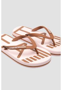 EA7 Emporio Armani - EA7 EMPORIO ARMANI Brązowe japonki, Rozmiar 38. Kolor: brązowy