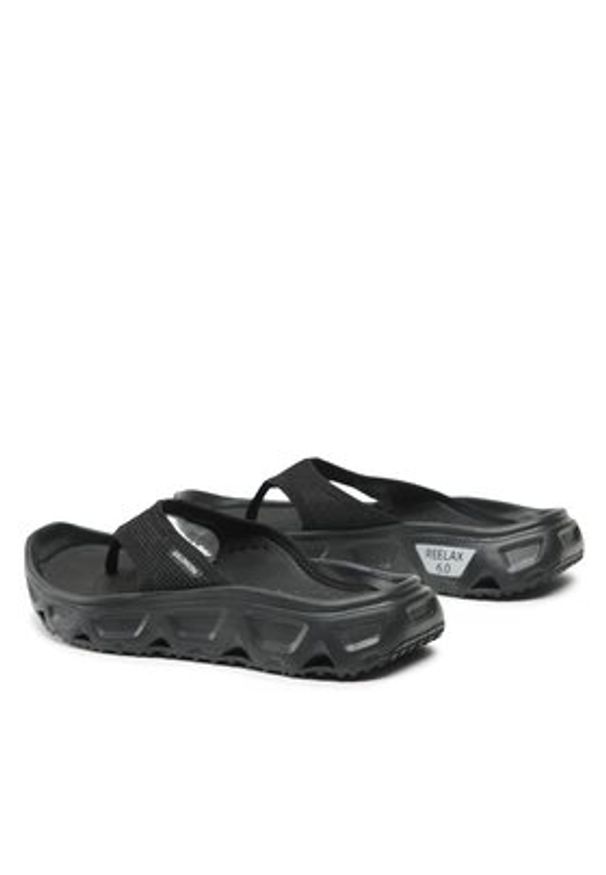 salomon - Salomon Japonki Reelax Break 6.0 W 471112 22 M0 Czarny. Kolor: czarny. Materiał: materiał