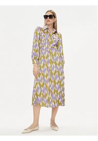 Liu Jo Sukienka koszulowa CA4360 TS555 Kolorowy Regular Fit. Materiał: syntetyk. Wzór: kolorowy. Typ sukienki: koszulowe #5