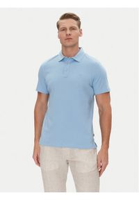 JOOP! Polo 17 JJ-10Preston 30045540 Błękitny Modern Fit. Typ kołnierza: polo. Kolor: niebieski. Materiał: bawełna