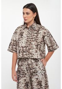 Pinko - Koszula damska w zwierzęcy wzór Pescara PINKO. Wzór: motyw zwierzęcy #1