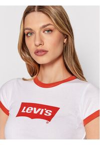 Levi's® T-Shirt Graphic Ringer A3523-0004 Biały Regular Fit. Kolor: biały. Materiał: bawełna #3