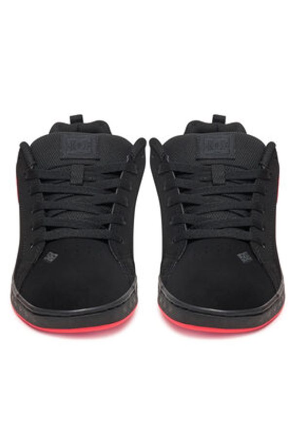 DC Sneakersy COURT GRAFFIK 300678-BHP Czarny. Kolor: czarny. Materiał: zamsz, skóra