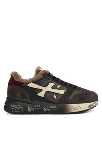 Premiata Sneakersy Mick Var 7719M Brązowy. Kolor: brązowy. Materiał: skóra, zamsz #1