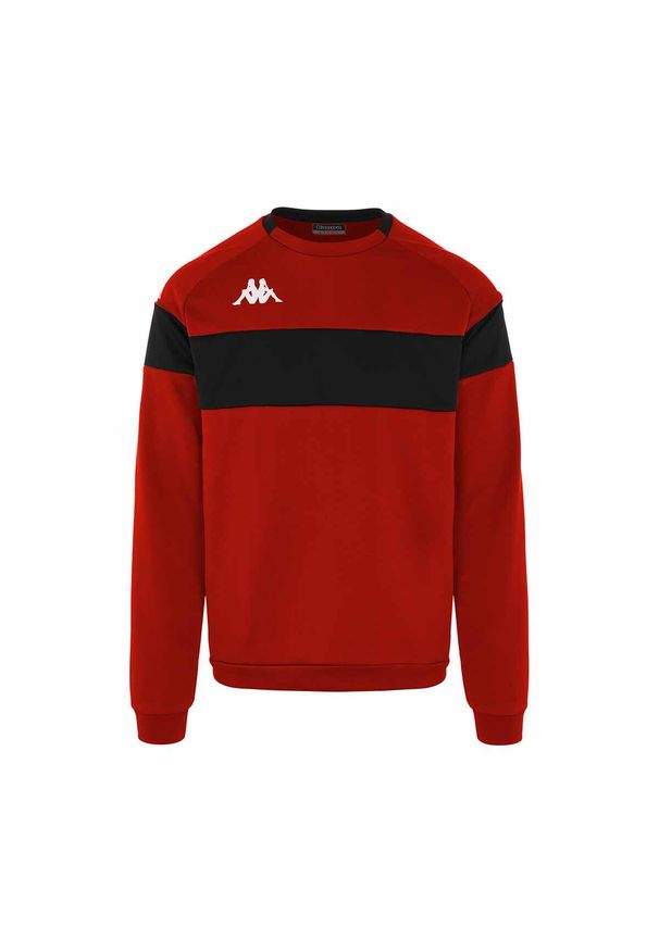 Bluza Kappa Dido. Kolor: czarny, czerwony, wielokolorowy. Wzór: kolorowy. Sport: fitness