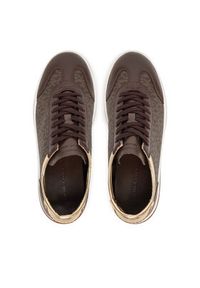 MICHAEL Michael Kors Sneakersy Hayes 43T5HYFS2L Brązowy. Kolor: brązowy. Materiał: skóra #4