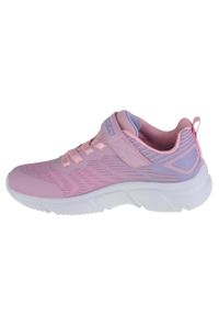 skechers - Buty do chodzenia dla dzieci Skechers GO Run 650FIERCE Flash. Zapięcie: rzepy. Kolor: różowy. Materiał: materiał, tkanina, syntetyk. Szerokość cholewki: normalna. Sport: bieganie, turystyka piesza