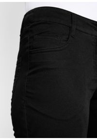 Spodnie ze stretchem BOOTCUT bonprix czarny. Kolor: czarny #6