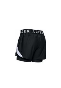 Krótki Under Armour Play Up Czarny Damskie. Kolor: czarny, biały, wielokolorowy. Długość: krótkie