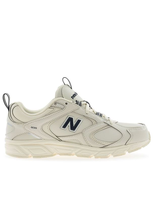 Buty unisex New Balance ML408Q - beżowe. Kolor: beżowy. Materiał: materiał, syntetyk. Szerokość cholewki: normalna. Sezon: lato. Sport: turystyka piesza