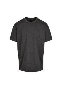 BUILD YOUR BRAND - Męska Koszulka Heather Heavyweight Oversized T-shirt. Kolor: wielokolorowy, szary, brązowy