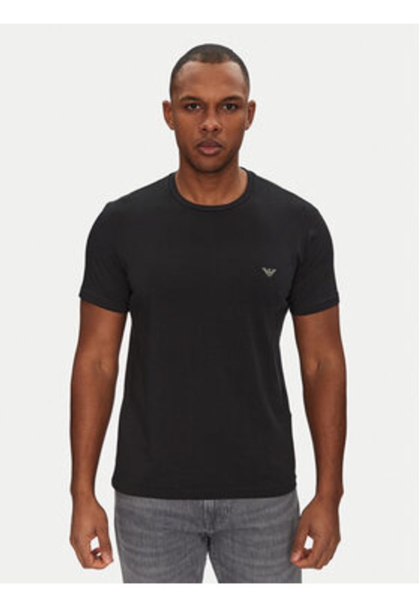 Emporio Armani Underwear Komplet 2 t-shirtów EM000391 AF10776 M8072 Kolorowy Regular Fit. Materiał: bawełna. Wzór: kolorowy