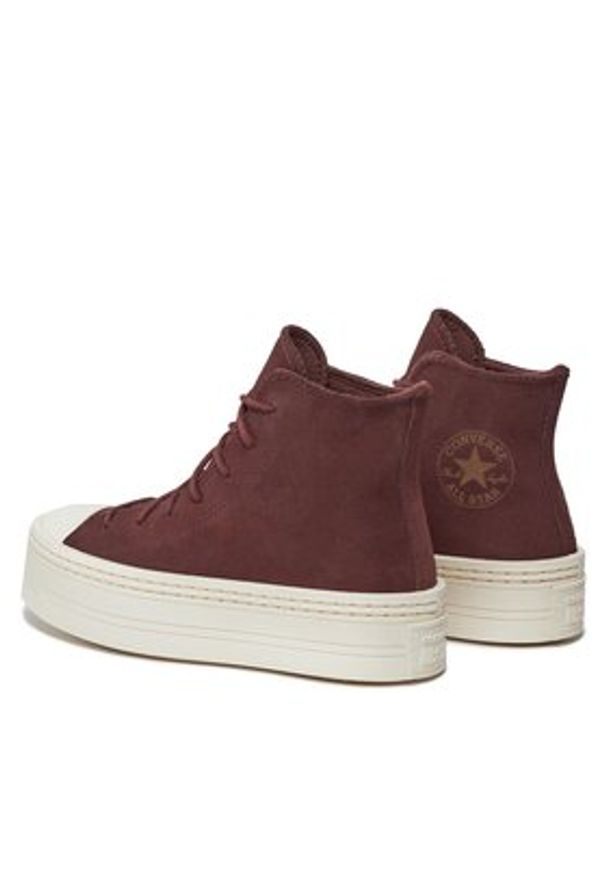 Converse Trampki Chuck Taylor As Modern Lift A06783C Brązowy. Kolor: brązowy. Materiał: skóra