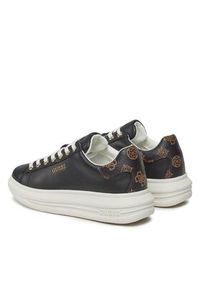 Guess Sneakersy FL8VIB LEA12 Czarny. Kolor: czarny. Materiał: skóra