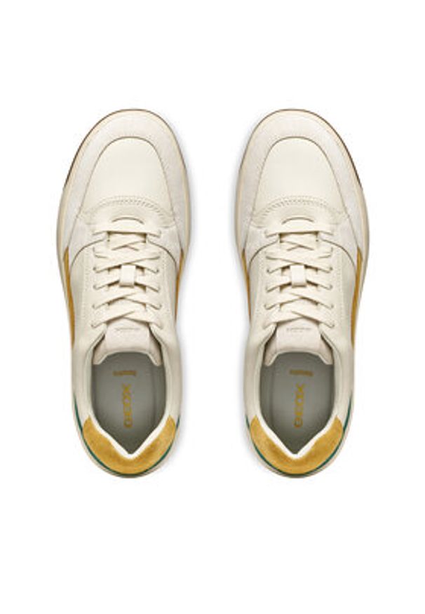 Geox Sneakersy U Sedral Court U56M5A 02285 C1S5V Biały. Kolor: biały. Materiał: skóra