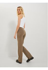 JJXX Top 12224661 Biały Rib Fit. Kolor: biały. Materiał: bawełna