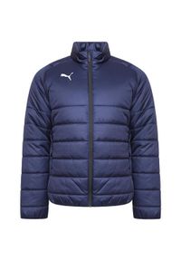 Ciepła kurtka zimowa dla dzieci Puma Liga Casual 176 - komfort i styl. Kolor: wielokolorowy, fioletowy. Sezon: zima