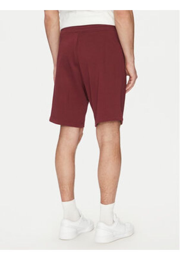 Adidas - adidas Szorty sportowe Essentials Trefoil JD2436 Czerwony Regular Fit. Kolor: czerwony. Materiał: bawełna. Styl: sportowy