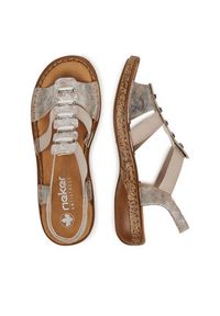 Rieker Sandały CEO-62850-90 Szary. Kolor: szary. Materiał: skóra #2