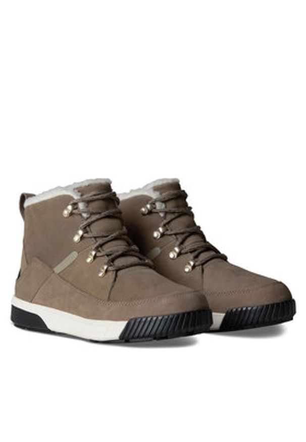 The North Face Śniegowce Sierra Mid Lace Wp NF0A4T3X8IU1 Brązowy. Kolor: brązowy. Materiał: skóra, zamsz