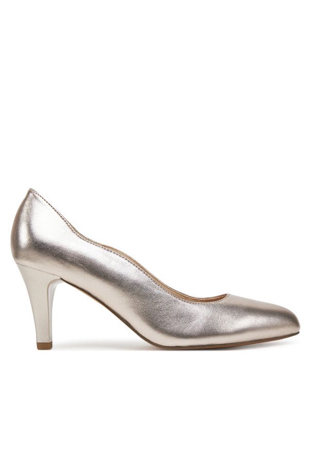 Szpilki Caprice. Kolor: złoty. Obcas: na szpilce