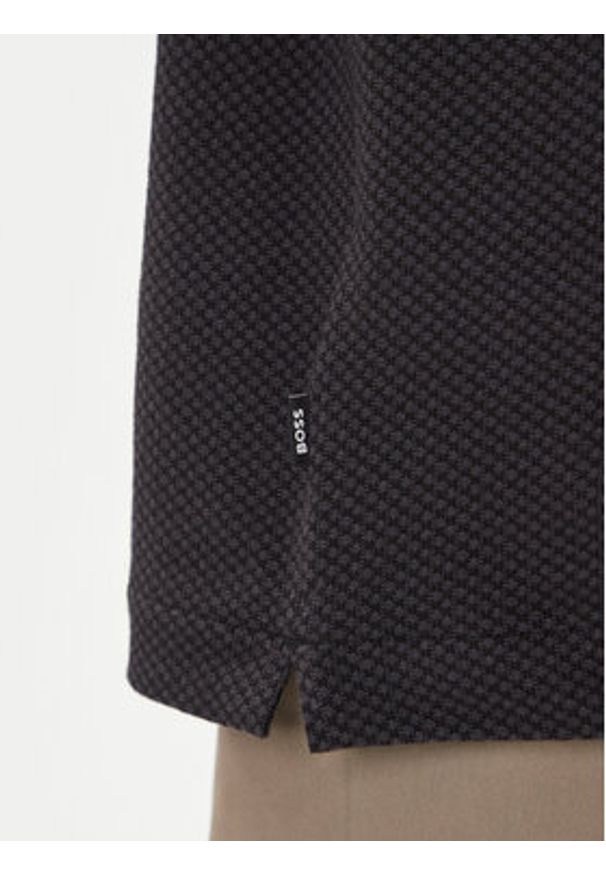 BOSS T-Shirt H-Thompson 06 50549602 Czarny Regular Fit. Kolor: czarny. Materiał: bawełna