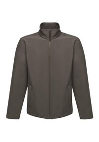 Regatta - Męski Softshell Reid. Kolor: szary. Materiał: softshell. Sport: turystyka piesza #1