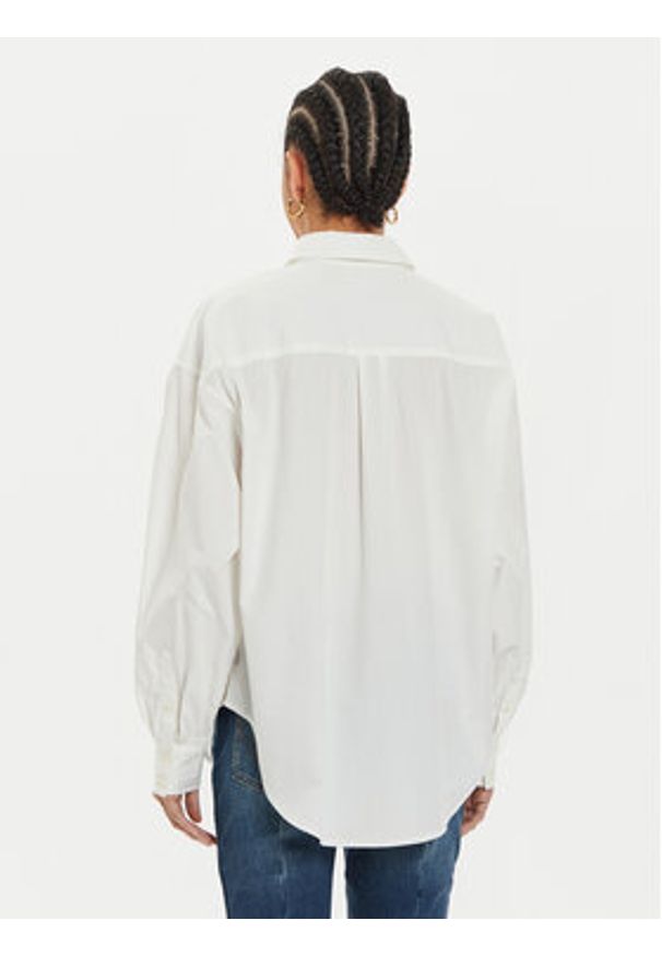 Wrangler Koszula Cool Girl 112356731 Biały Loose Fit. Kolor: biały. Materiał: bawełna