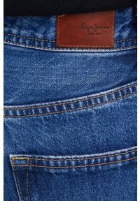 Pepe Jeans Jeansy bawełniane Violet damskie. Stan: podwyższony. Kolor: niebieski #4