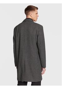 Calvin Klein Płaszcz wełniany Statement K10K109952 Czarny Regular Fit. Kolor: czarny. Materiał: bawełna #4