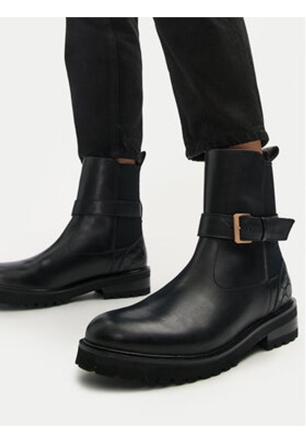 JOOP! Botki Chelsea 4140007699 Czarny. Kolor: czarny. Materiał: skóra